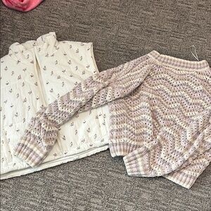 Adorable Boutique Sweater & Vest Set